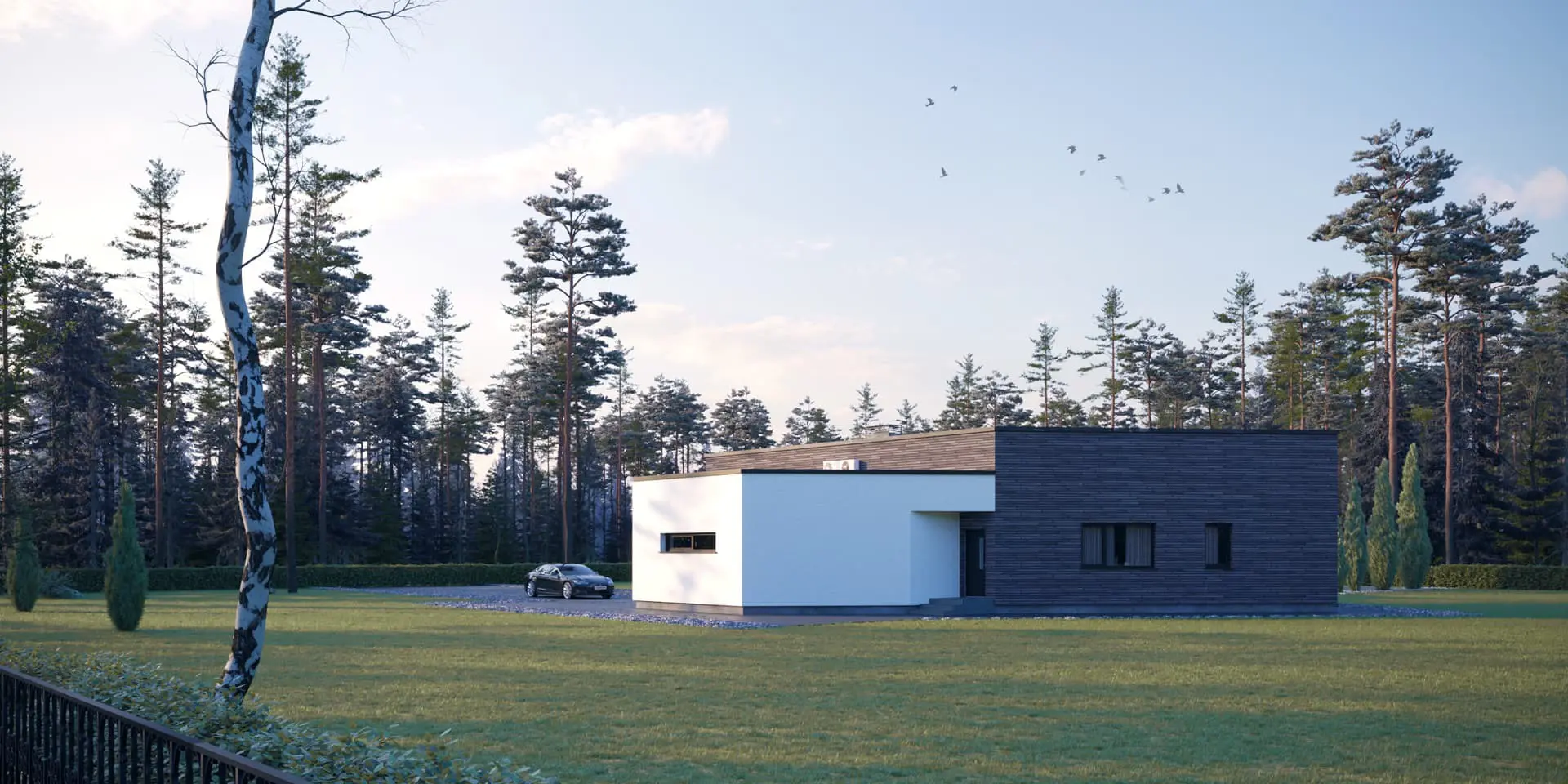 House Plan: 1485 ft², 1 Story, 2 Beds, 2 Baths, Open Floor Plan, 2-Car Garage