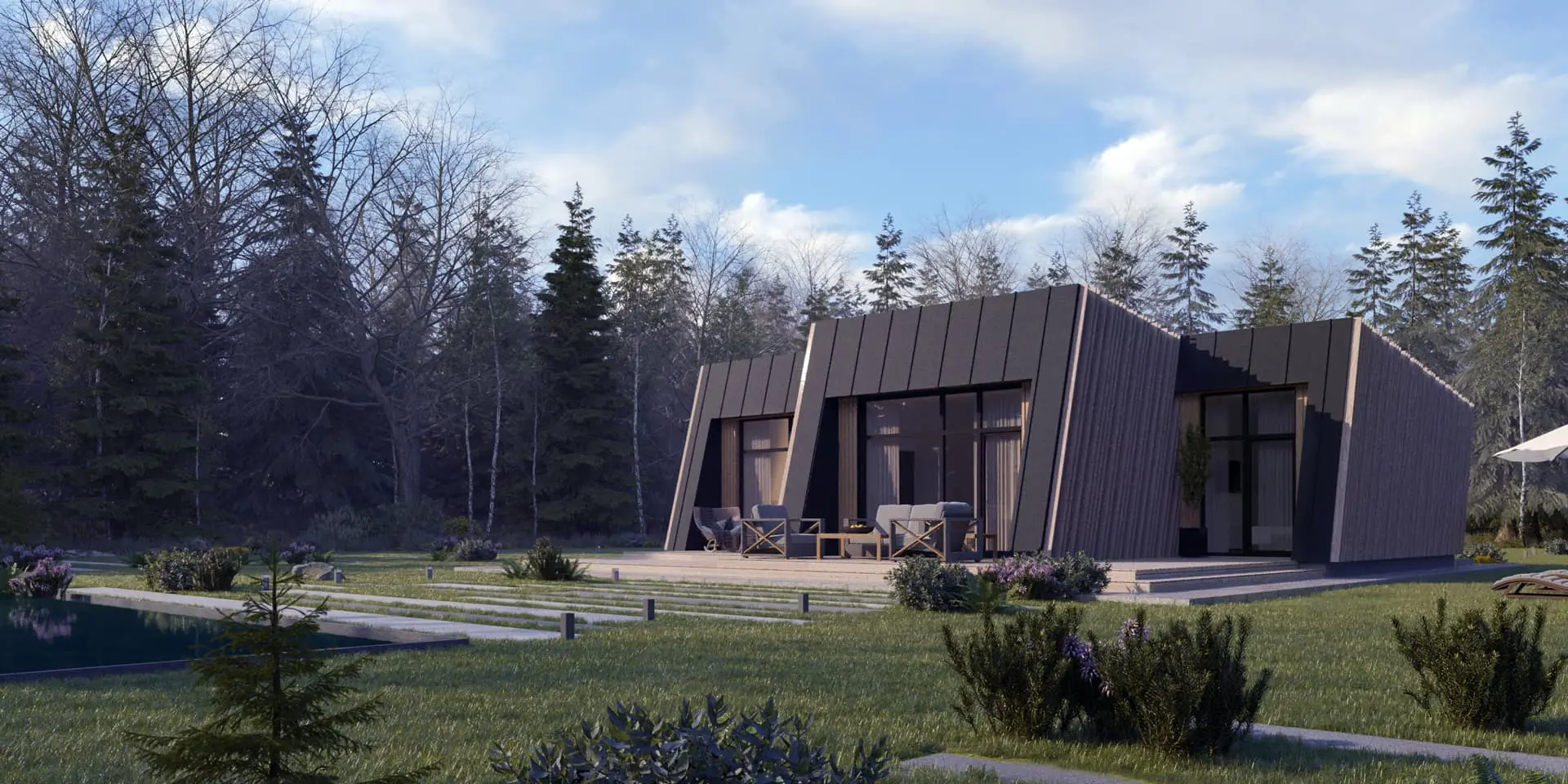 House Plan: 973 ft², 1 Story, 2 Beds, 1 Baths