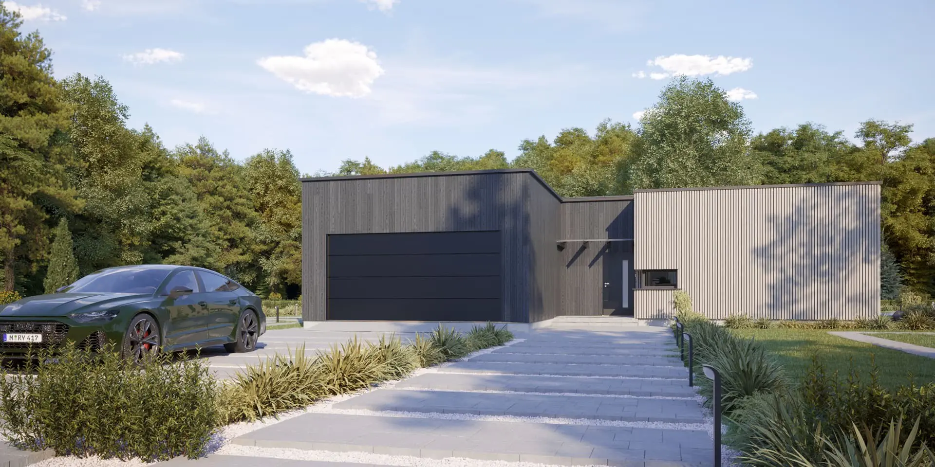 House Plan: 1121 ft², 1 Story, 3 Beds, 2 Baths, Open Floor Plan, 2-Car Garage