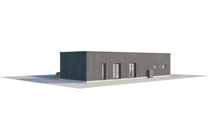 House Plan: 1121 ft², 1 Story, 3 Beds, 2 Baths, Open Floor Plan, 2-Car Garage