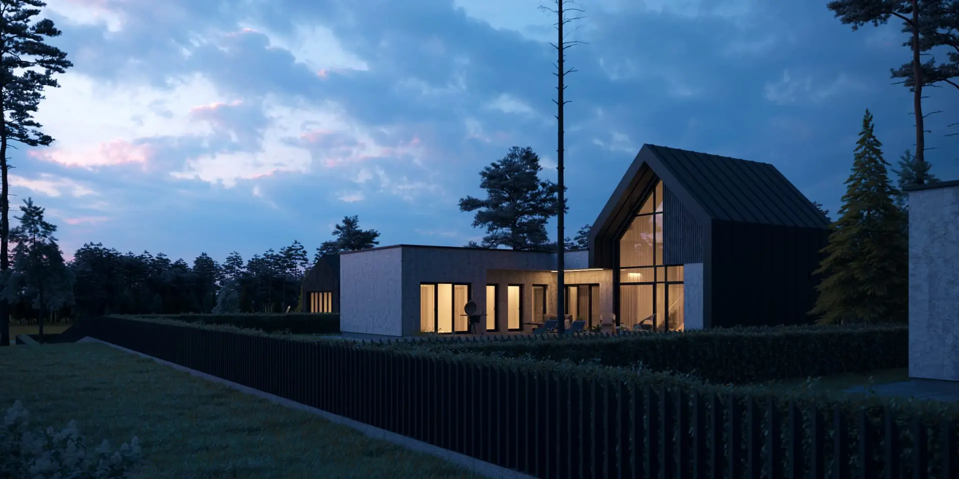 House Plan: 1243 ft², 1.5 Stories, 3 Beds, Home Office, 2 Baths, Open Floor Plan, 2-Car Garage