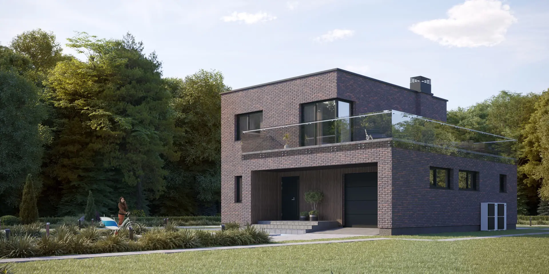 House Plan: 1370 ft², 2 Stories, 3 Beds, Home Office, 2 Baths, Open Floor Plan, 1-Car Garage