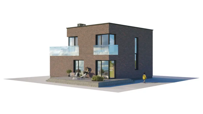House Plan: 1370 ft², 2 Stories, 3 Beds, Home Office, 2 Baths, Open Floor Plan, 1-Car Garage