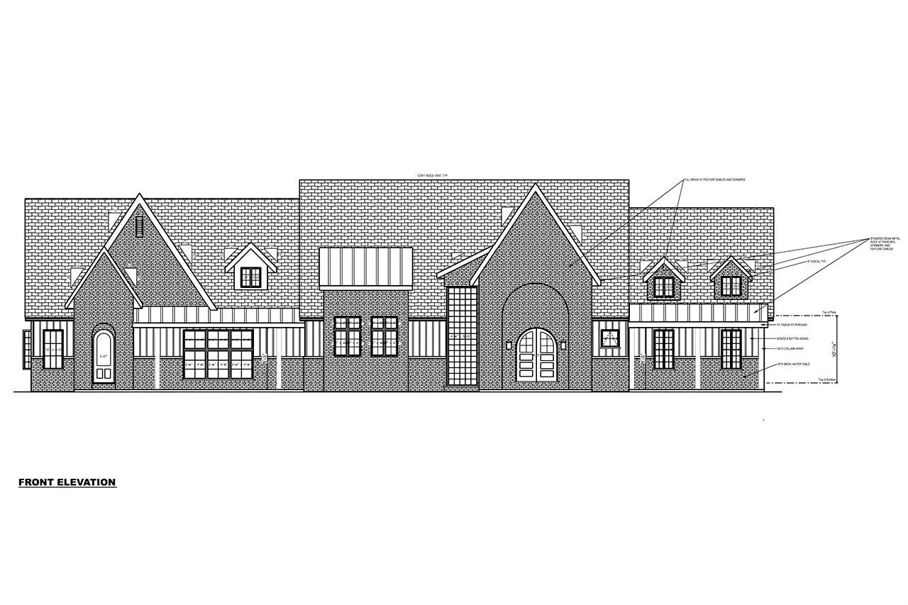1-Story House Plan with Basement 5709 ft²: 3 Beds, Home Office, 5.5 Baths, Open Floor Plan, 3-Car Garage