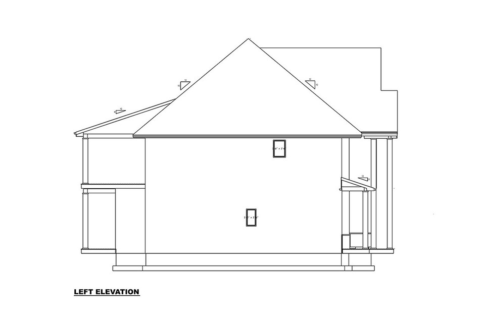 2-Story House Plan 4865 ft²: 5 Beds, Home Office, 4.5 Baths, Open Floor Plan, 2-Car Garage