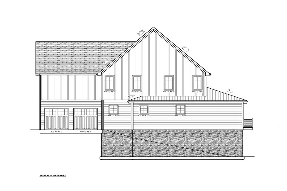 1-Story House Plan with Basement 4808 ft²: 4 Beds, Home Office, 6 Baths, Open Floor Plan, 2-Car Garage