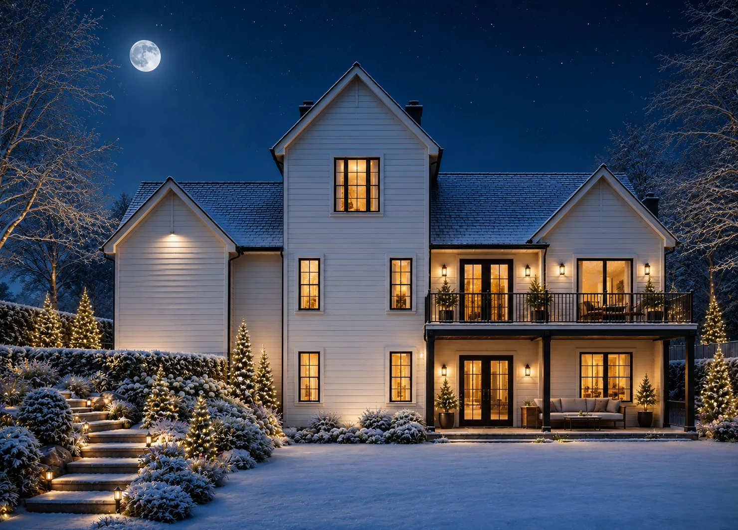 1.5-Story House Plan with Basement 2170 ft²: 4 Beds, 3.5 Baths, Open Floor Plan, 1-Car Garage