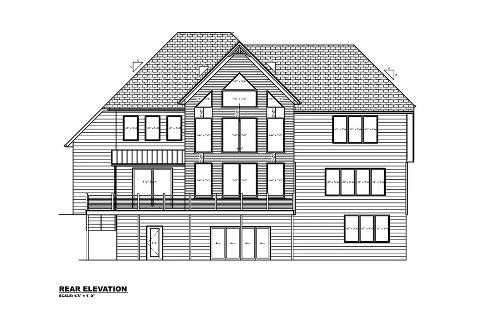 1.5-Story House Plan with Basement 3590 ft²: 4 Beds, 4.5 Baths, Open Floor Plan, 3-Car Garage