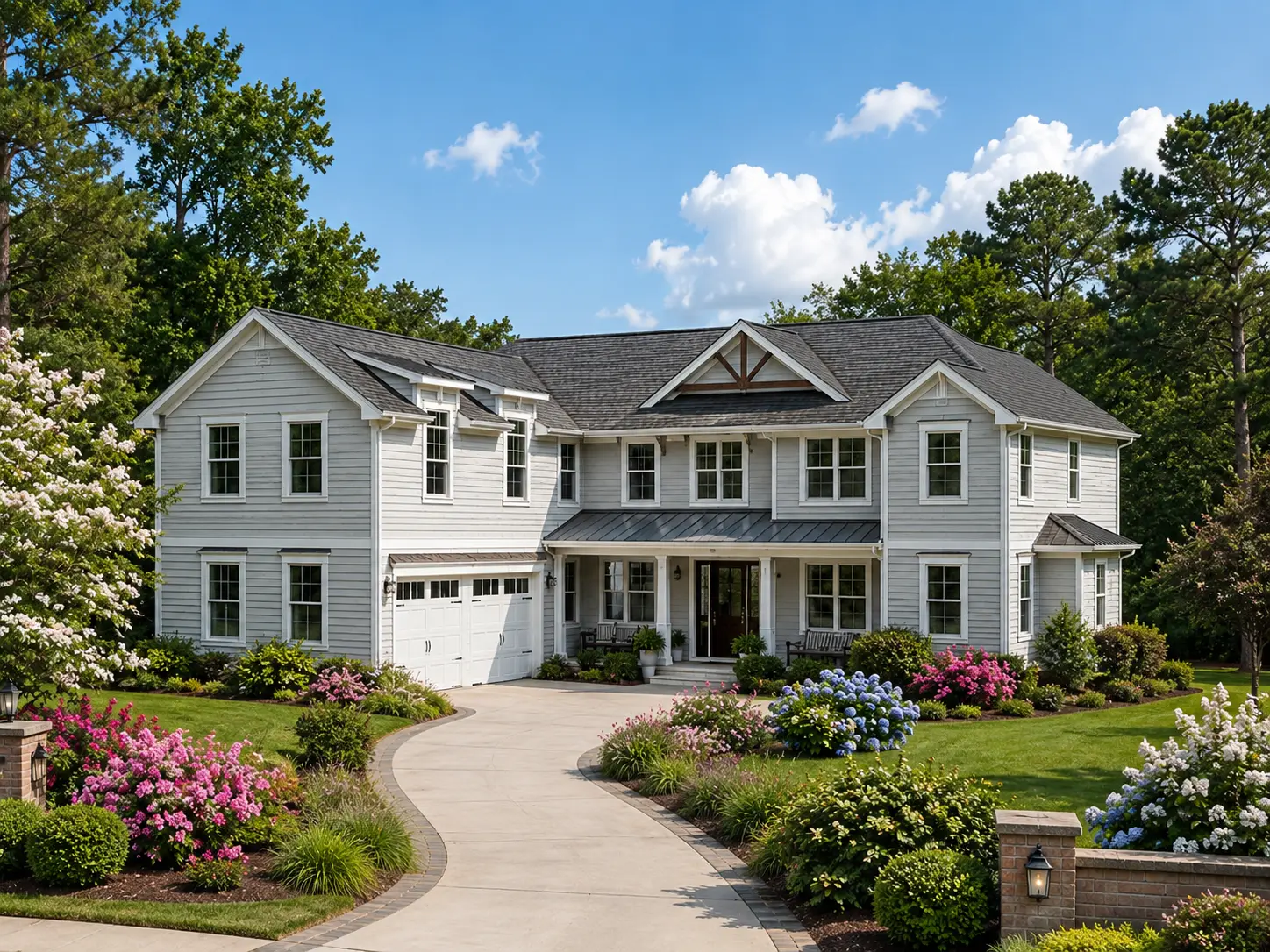 2-Story House Plan 4610 ft²: 4 Beds, Home Office, 3.5 Baths, Open Floor Plan, 3-Car Garage