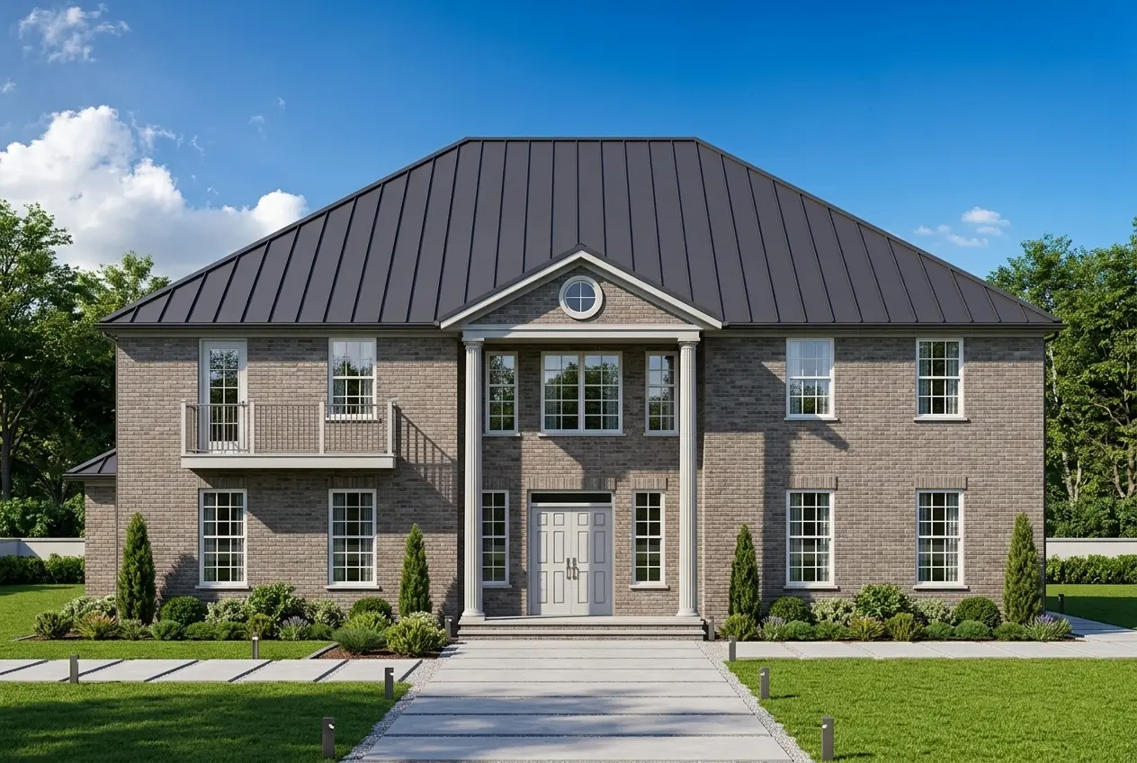 2-Story House Plan 4195 ft²: 4 Beds, Home Office, 3.5 Baths, Open Floor Plan, 3-Car Garage