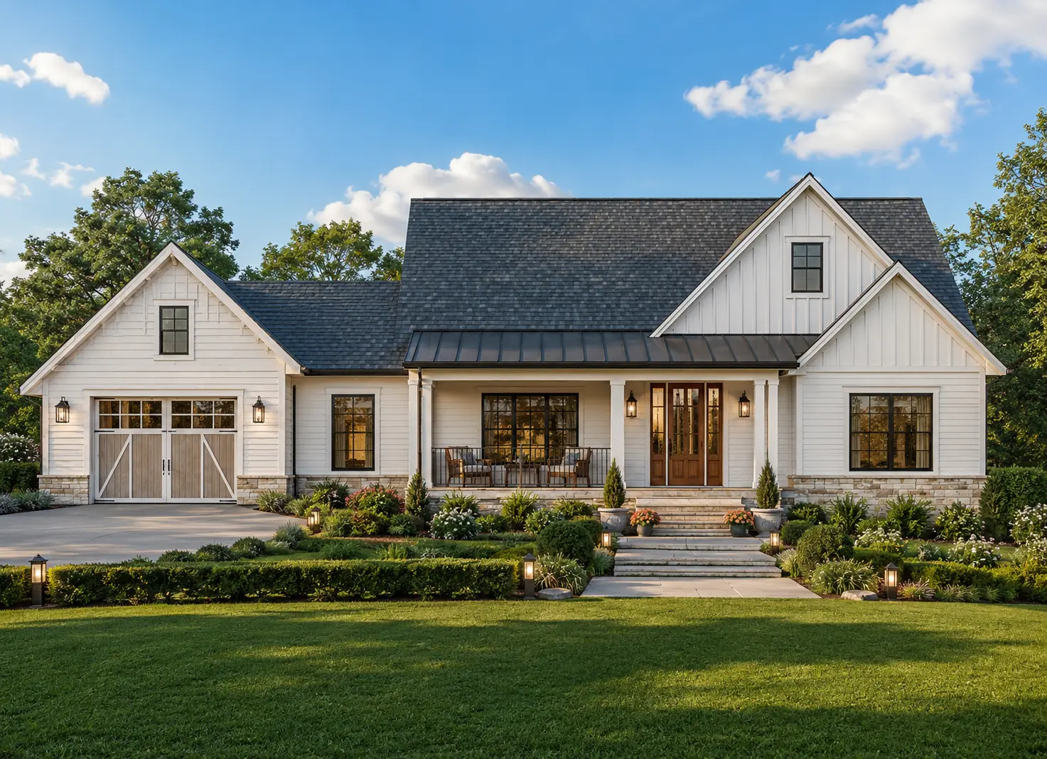 1-Story House Plan 1676 ft²: 3 Beds, 2 Baths, Open Floor Plan, 1-Car Garage