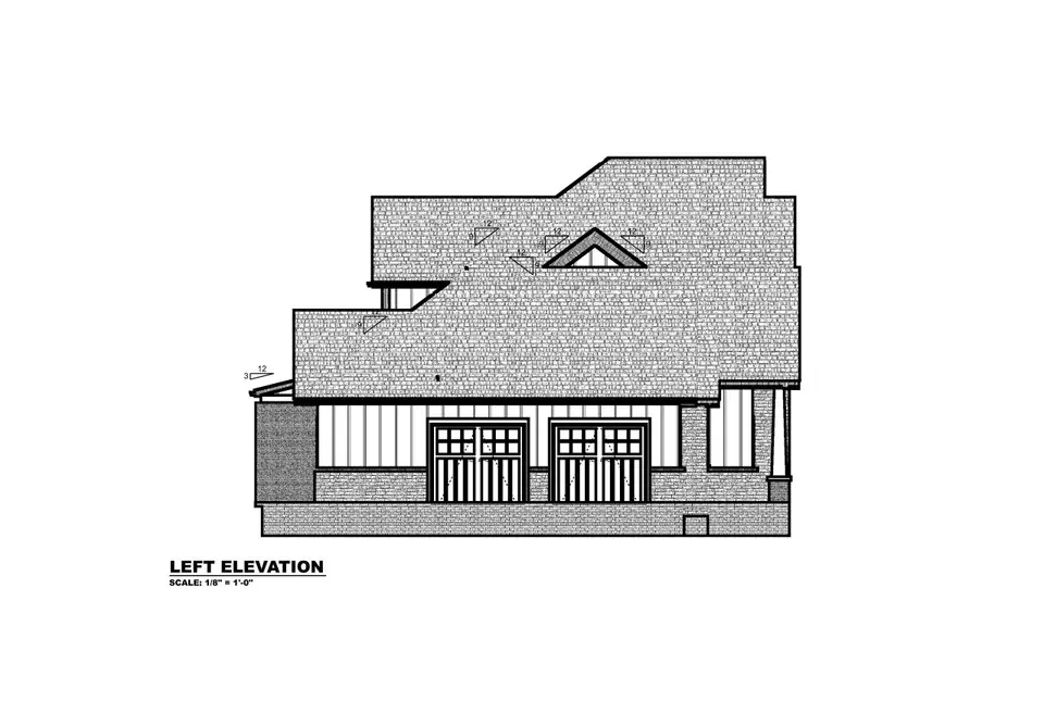 1.5-Story House Plan 2058 ft²: 3 Beds, 3.5 Baths, Open Floor Plan, 2-Car Garage