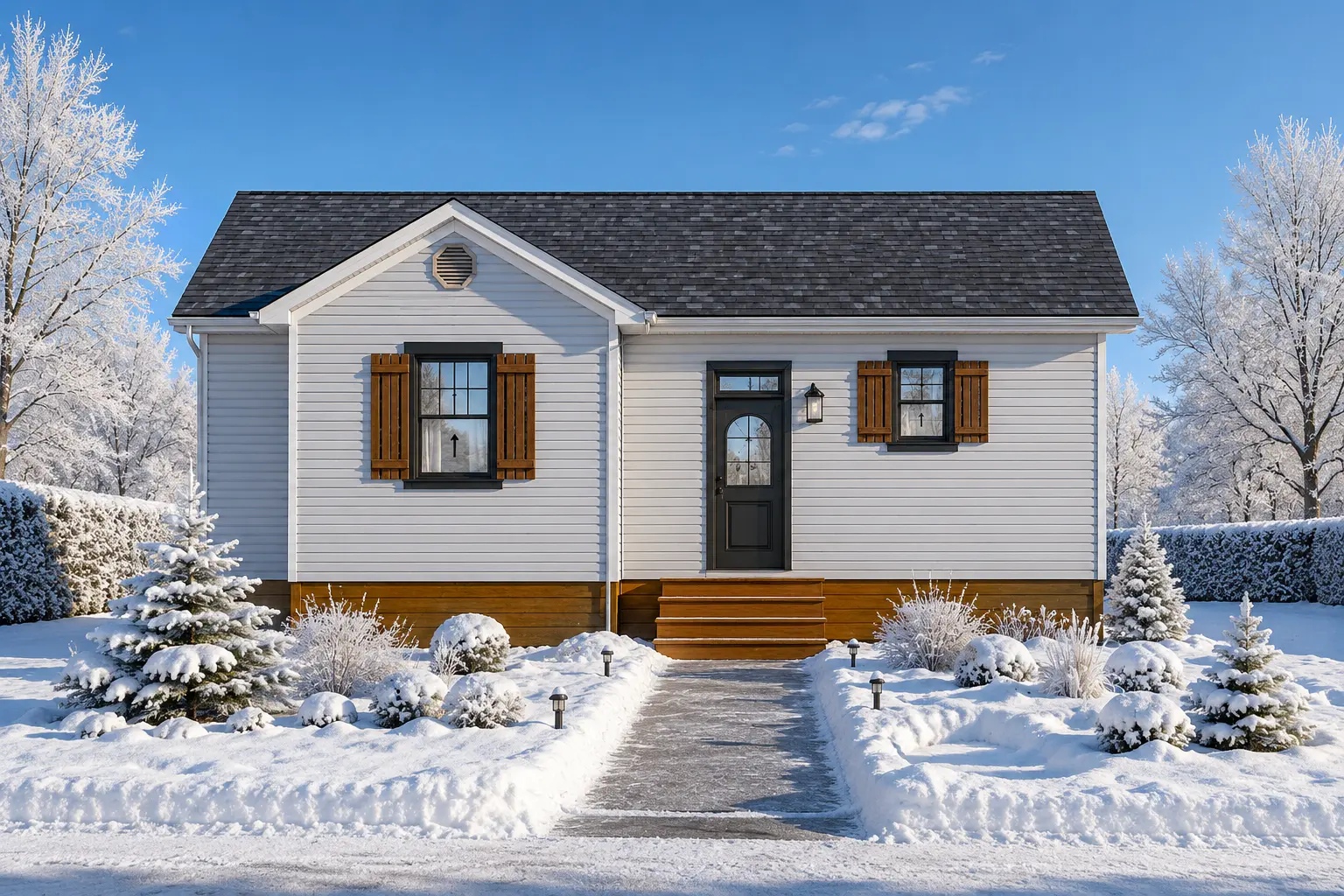 1-Story House Plan 713 ft²: 2 Beds, 1 Baths, Open Floor Plan, without Garage