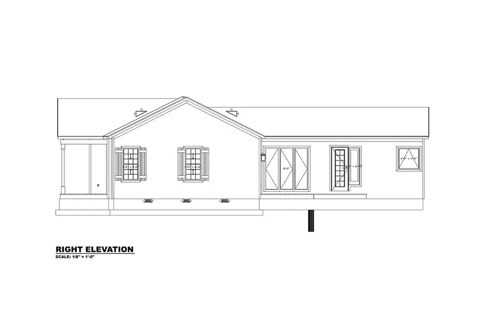 1-Story House Plan 2565 ft²: 3 Beds, 3 Baths, Open Floor Plan, without Garage