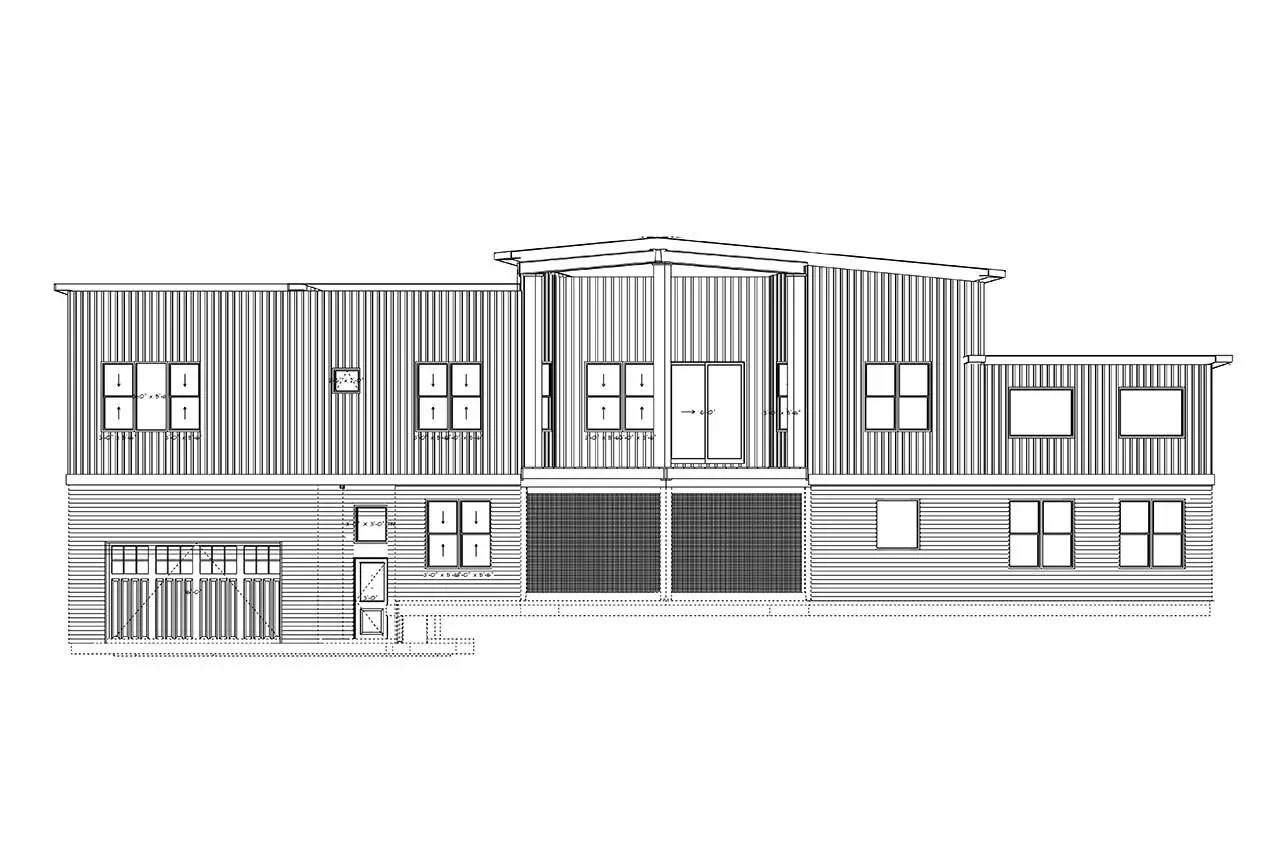 2-Story House Plan 2917 ft²: 3 Beds, 2.5 Baths, 2-Car Garage