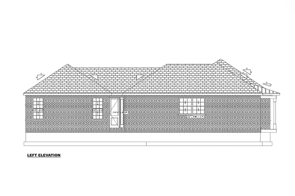 1-Story House Plan 2209 ft²: 4 Beds, 3.5 Baths, Open Floor Plan, without Garage