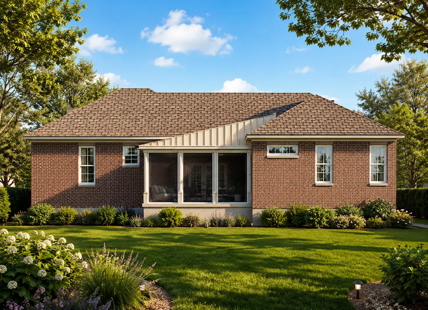 1-Story House Plan 2209 ft²: 4 Beds, 3.5 Baths, Open Floor Plan, without Garage