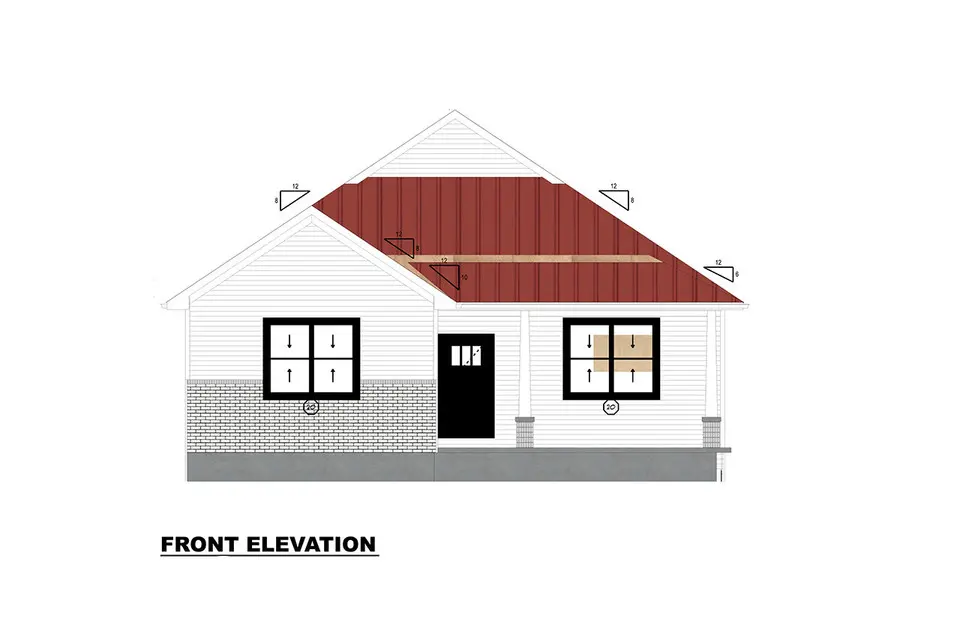1-Story House Plan with Basement 1764 ft²: 3 Beds, 3 Baths, Open Floor Plan, 2-Car Garage