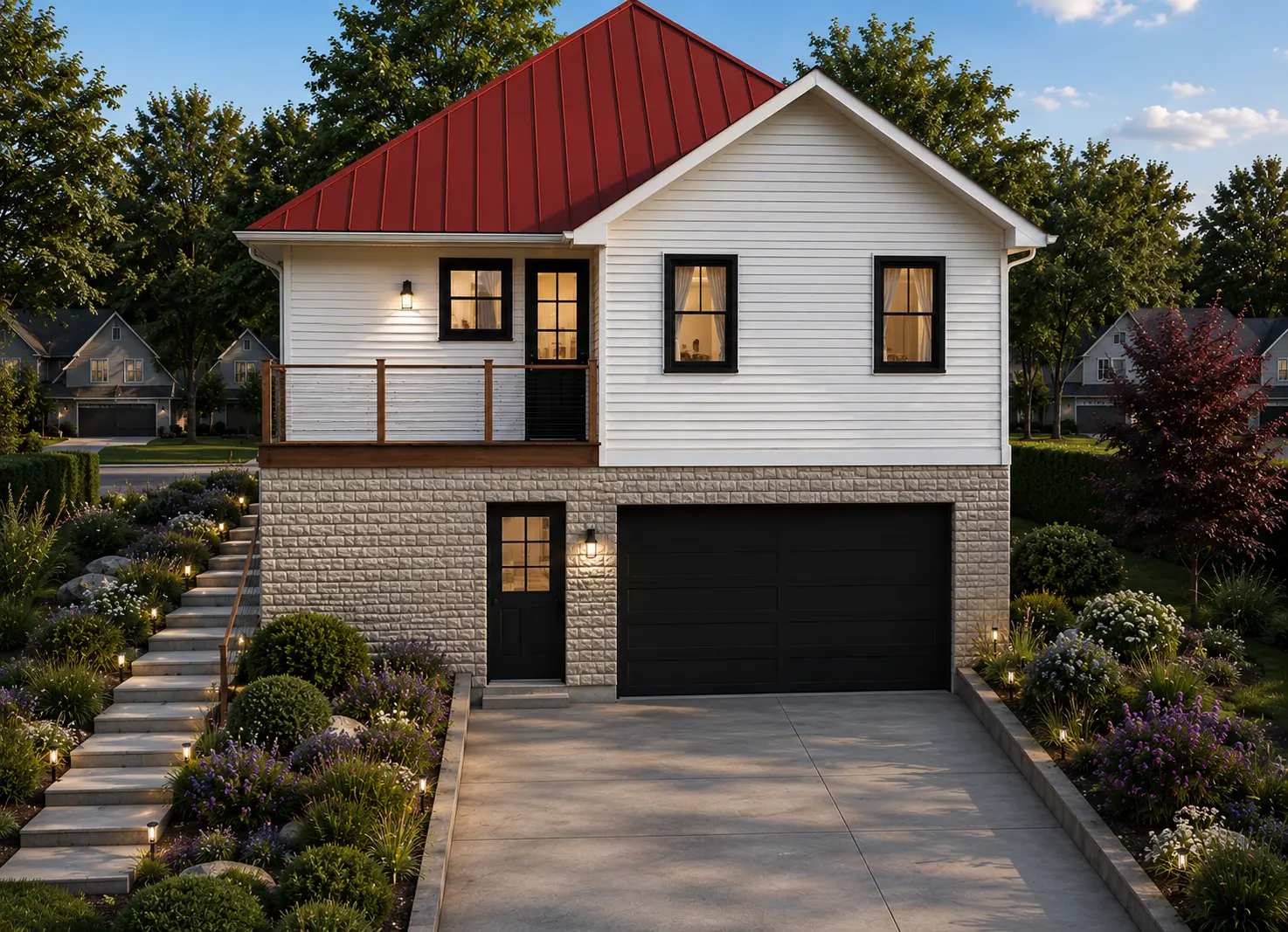 1-Story House Plan with Basement 1764 ft²: 3 Beds, 3 Baths, Open Floor Plan, 2-Car Garage
