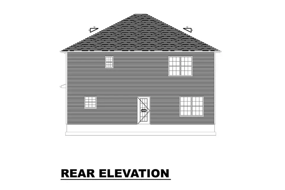2-Story House Plan 2261 ft²: 3 Beds, 3 Baths, without Garage