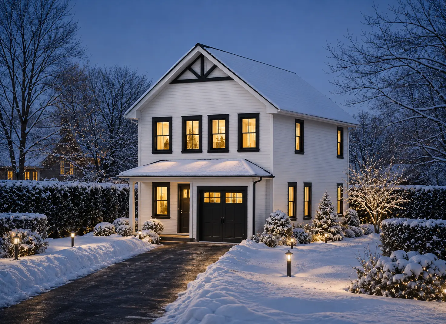 2-Story House Plan 1707 ft²: 4 Beds, 3 Baths, 1-Car Garage