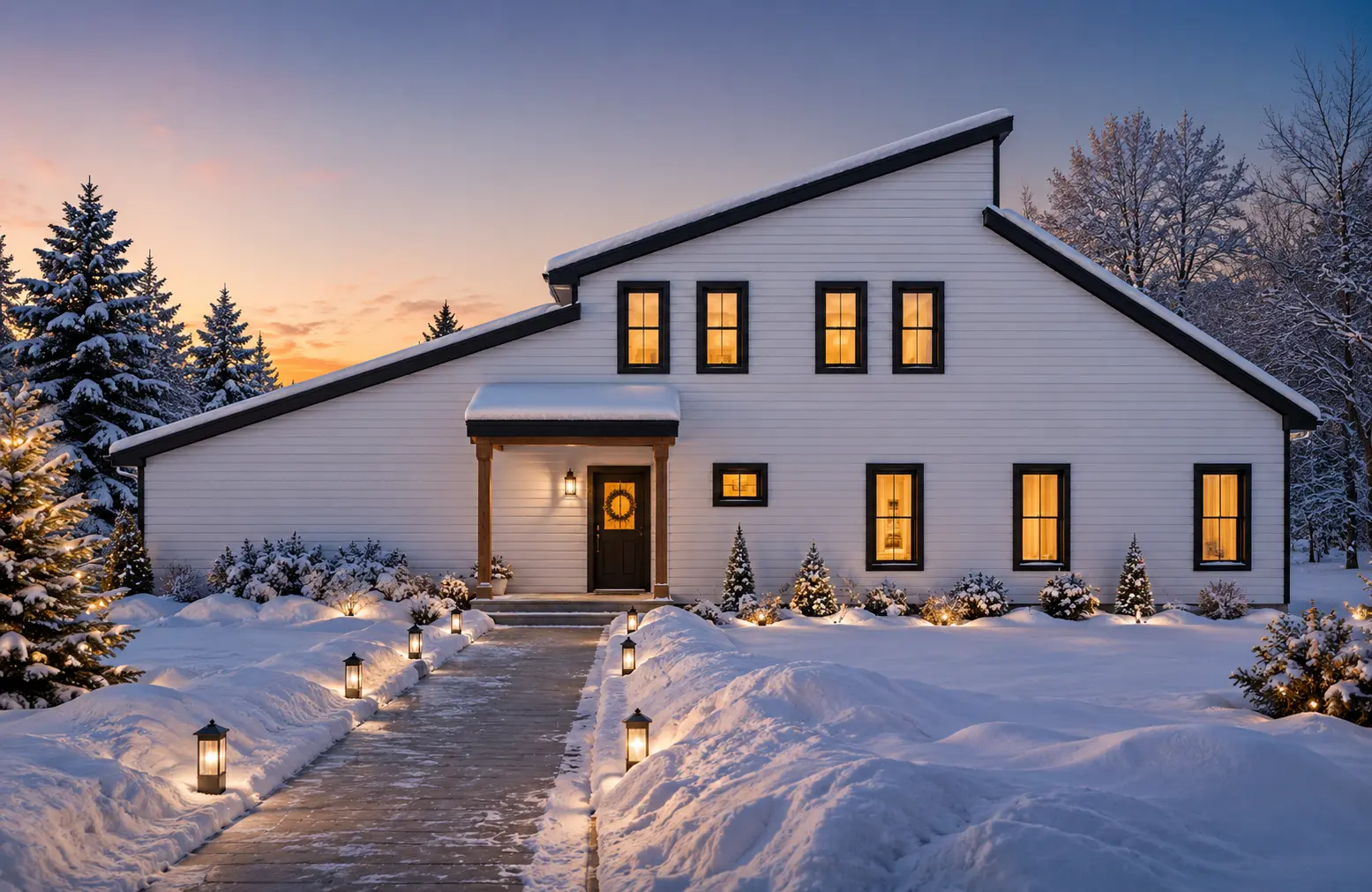1.5-Story House Plan 1953 ft²: 3 Beds, 2.5 Baths, 2-Car Garage