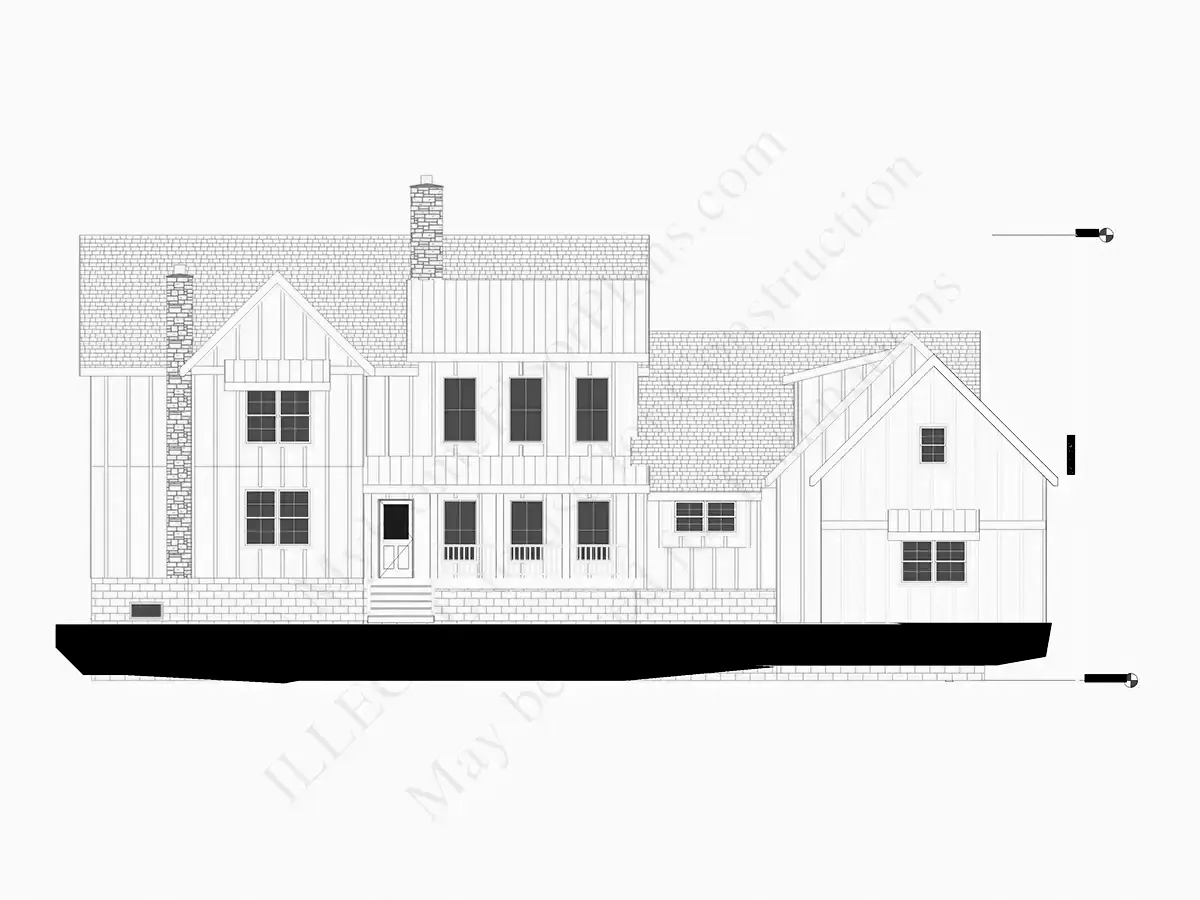 2-Story House Plan with Basement 5013 ft²: 5 Beds, 5.5 Baths, Open Floor Plan, 3-Car Garage