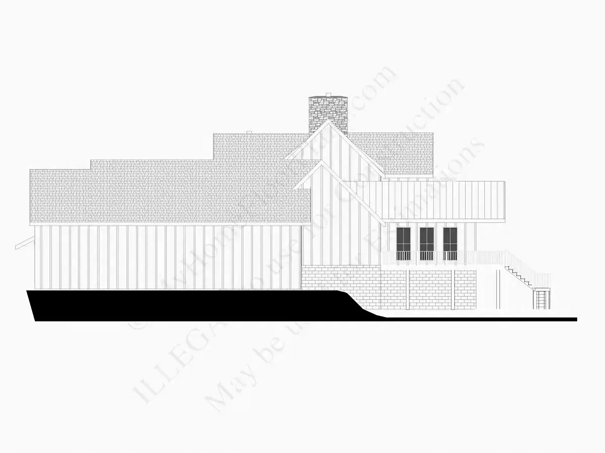 2-Story House Plan with Basement 5013 ft²: 5 Beds, 5.5 Baths, Open Floor Plan, 3-Car Garage