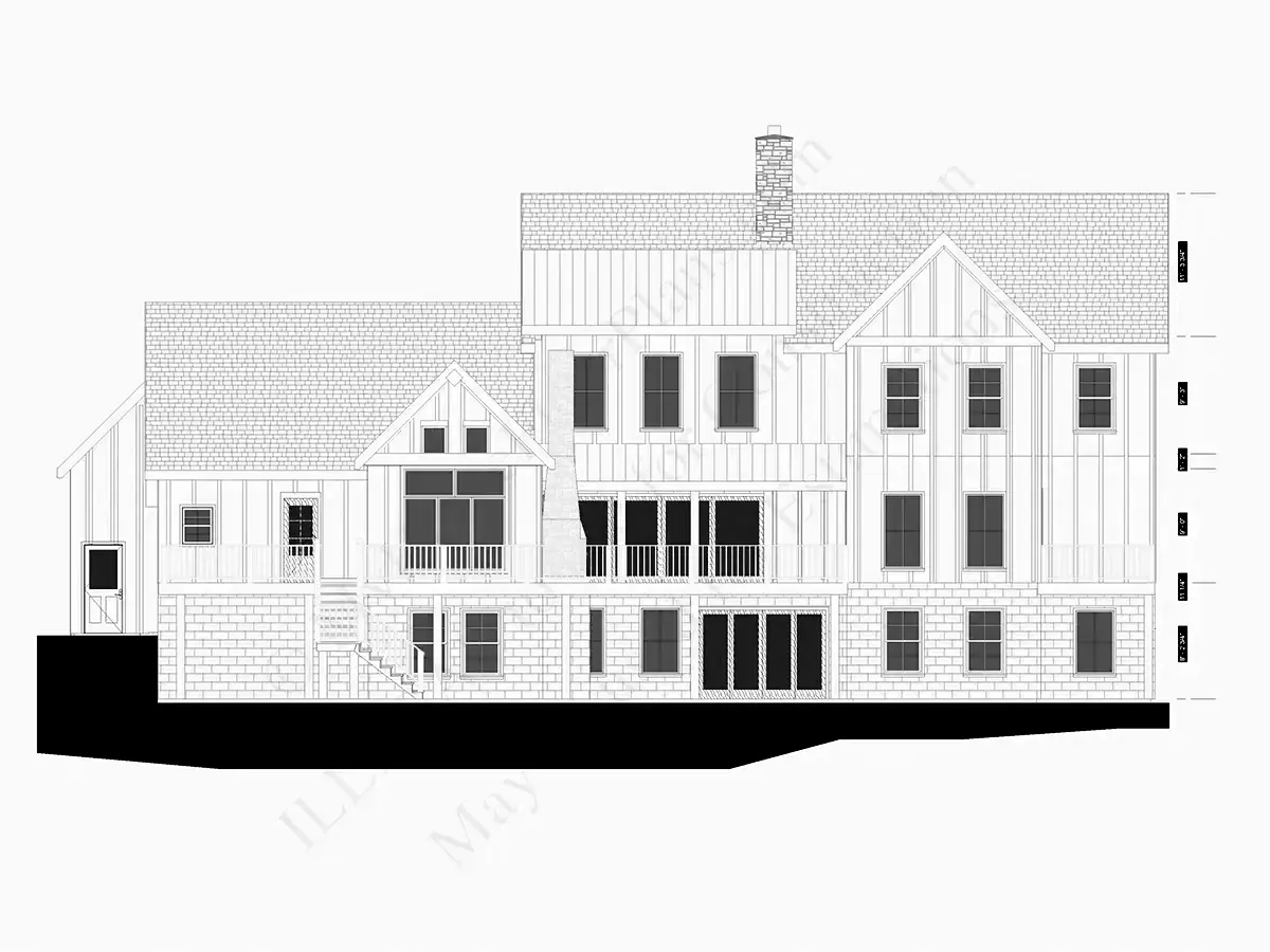 2-Story House Plan with Basement 5013 ft²: 5 Beds, 5.5 Baths, Open Floor Plan, 3-Car Garage