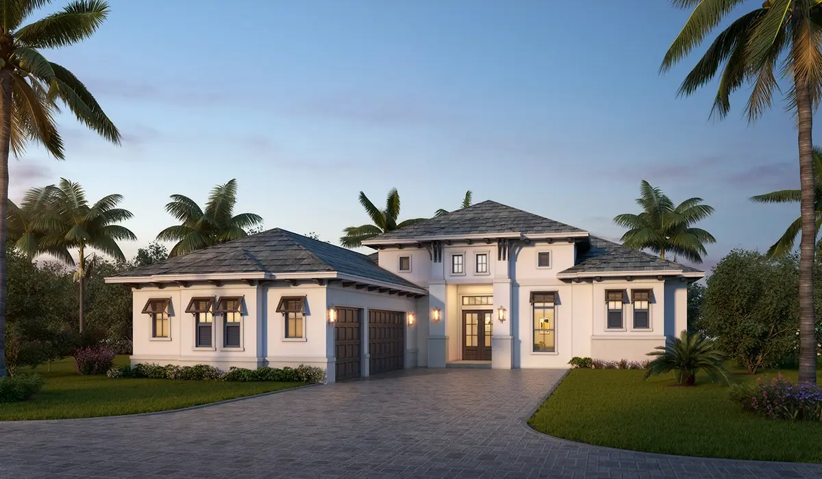 1-Story House Plan 3061 ft²: 4 Beds, Home Office, 3.5 Baths, Open Floor Plan, 3-Car Garage