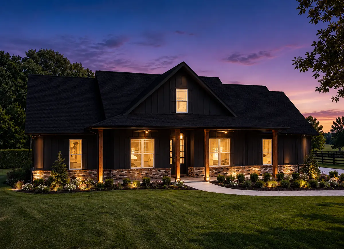 1-Story House Plan 1993 ft²: 3 Beds, 2.5 Baths, Open Floor Plan, 2-Car Garage