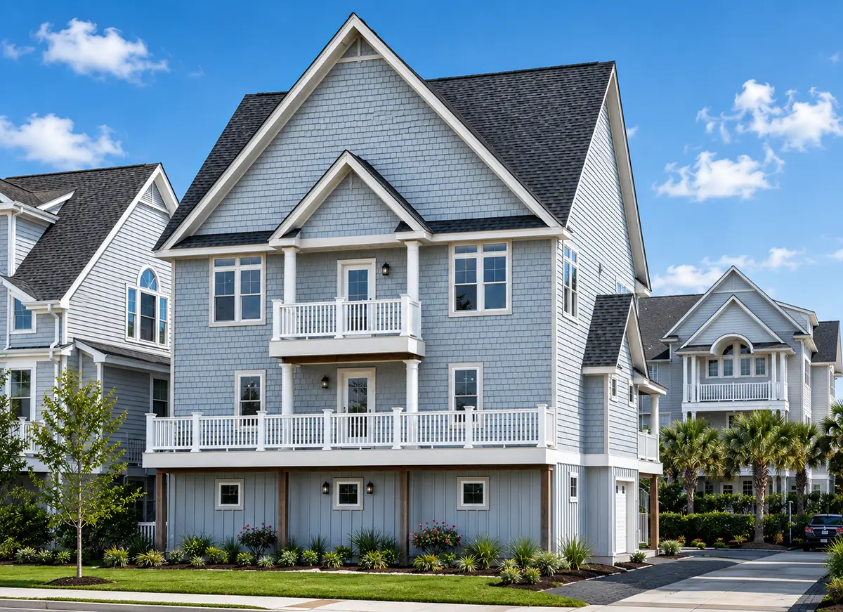 3-Story House Plan 2624 ft²: 6 Beds, 5.5 Baths, Open Floor Plan, 3-Car Garage