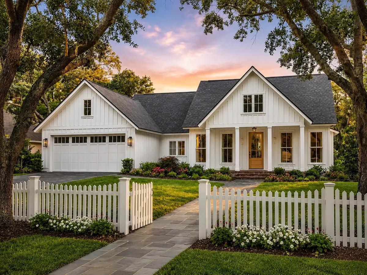 1-Story House Plan 1706 ft²: 3 Beds, 2 Baths, Open Floor Plan, 2-Car Garage