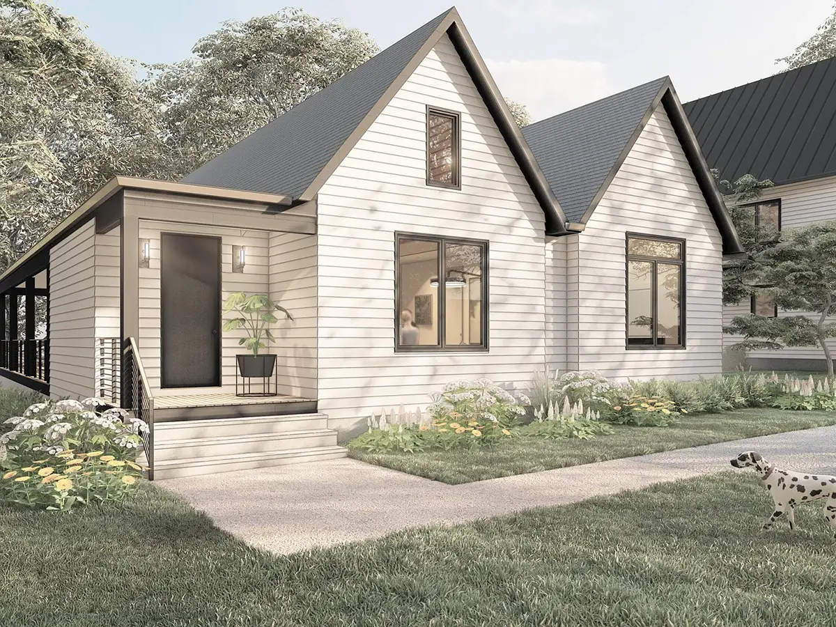 1-Story House Plan 1953 ft²: 3 Beds, 2 Baths, Open Floor Plan, without Garage