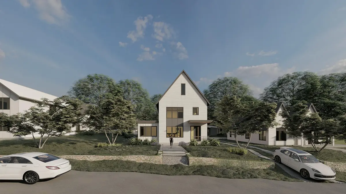 2-Story House Plan 3214 ft²: 4 Beds, Home Office, 3.5 Baths, Open Floor Plan, without Garage