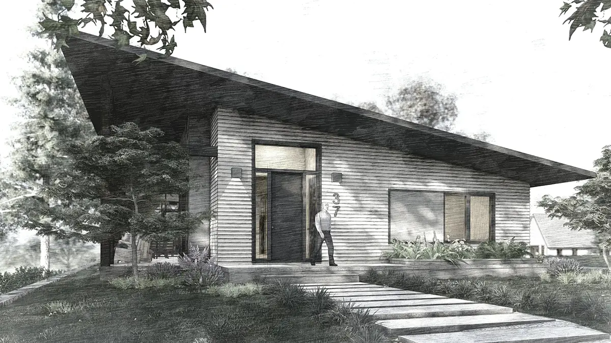 1-Story House Plan 1862 ft²: 3 Beds, 2 Baths, Open Floor Plan, without Garage