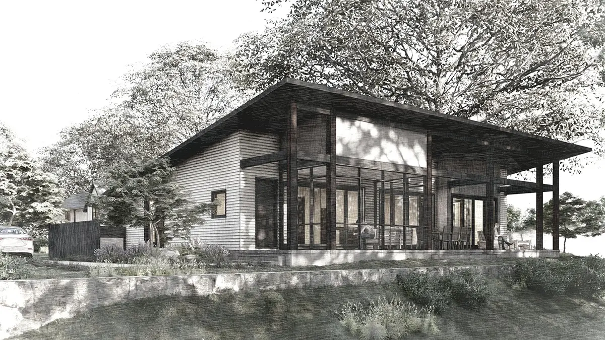 1-Story House Plan 1862 ft²: 3 Beds, 2 Baths, Open Floor Plan, without Garage