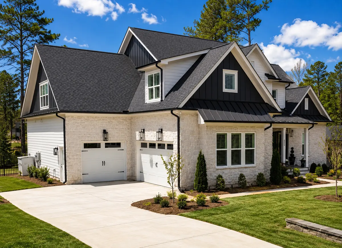 1.5-Story House Plan 4446 ft²: 4 Beds, Home Office, 4 Baths, Open Floor Plan, 3-Car Garage