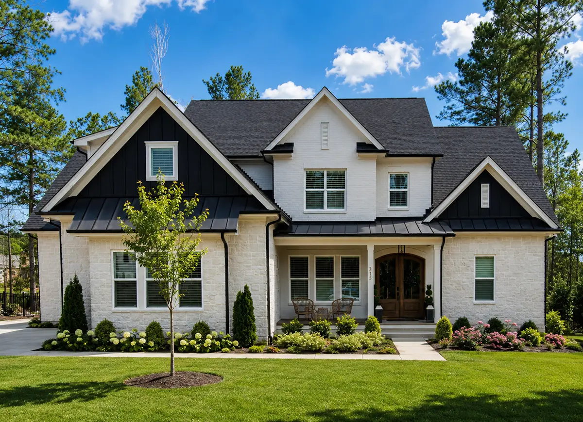 1.5-Story House Plan 4446 ft²: 4 Beds, Home Office, 4 Baths, Open Floor Plan, 3-Car Garage