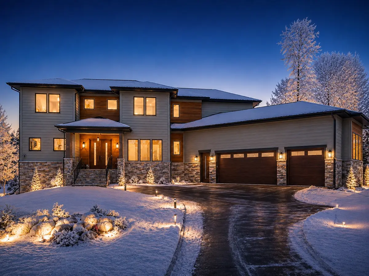 2-Story House Plan 5204 ft²: 5 Beds, Home Office, 4.5 Baths, Open Floor Plan, 3-Car Garage
