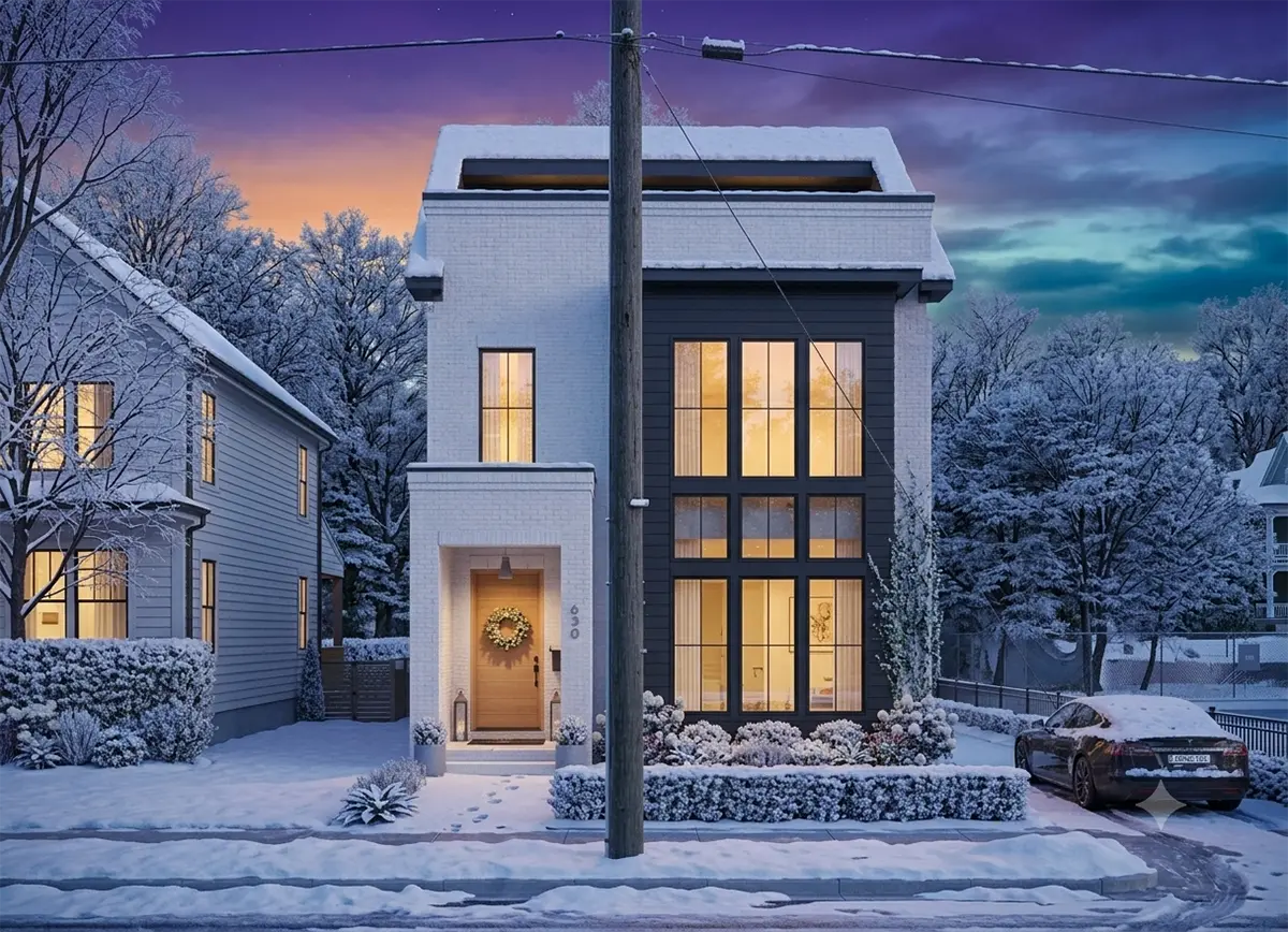3-Story House Plan 2560 ft²: 4 Beds, 3 Baths, Open Floor Plan, without Garage