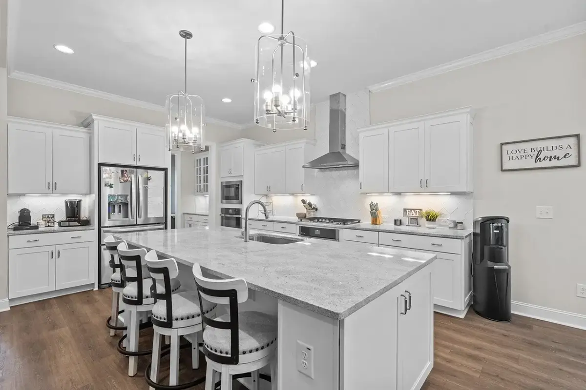 1.5-Story House Plan 3672 ft²: 4 Beds, Home Office, 3 Baths, Open Floor Plan, 2-Car Garage