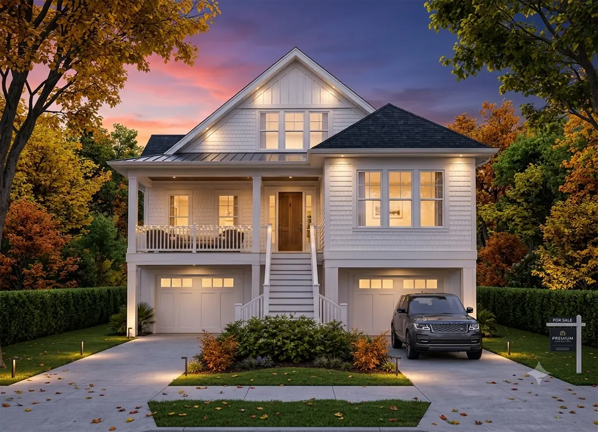 3-Story House Plan 2361 ft²: 4 Beds, 3.5 Baths, Open Floor Plan, 2-Car Garage