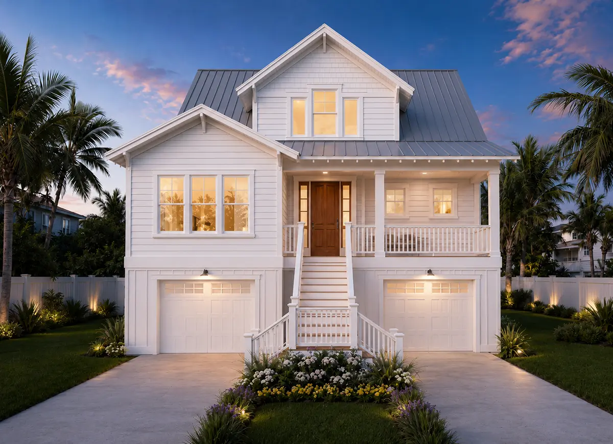 3-Story House Plan 2789 ft²: 4 Beds, 3.5 Baths, Open Floor Plan, 2-Car Garage
