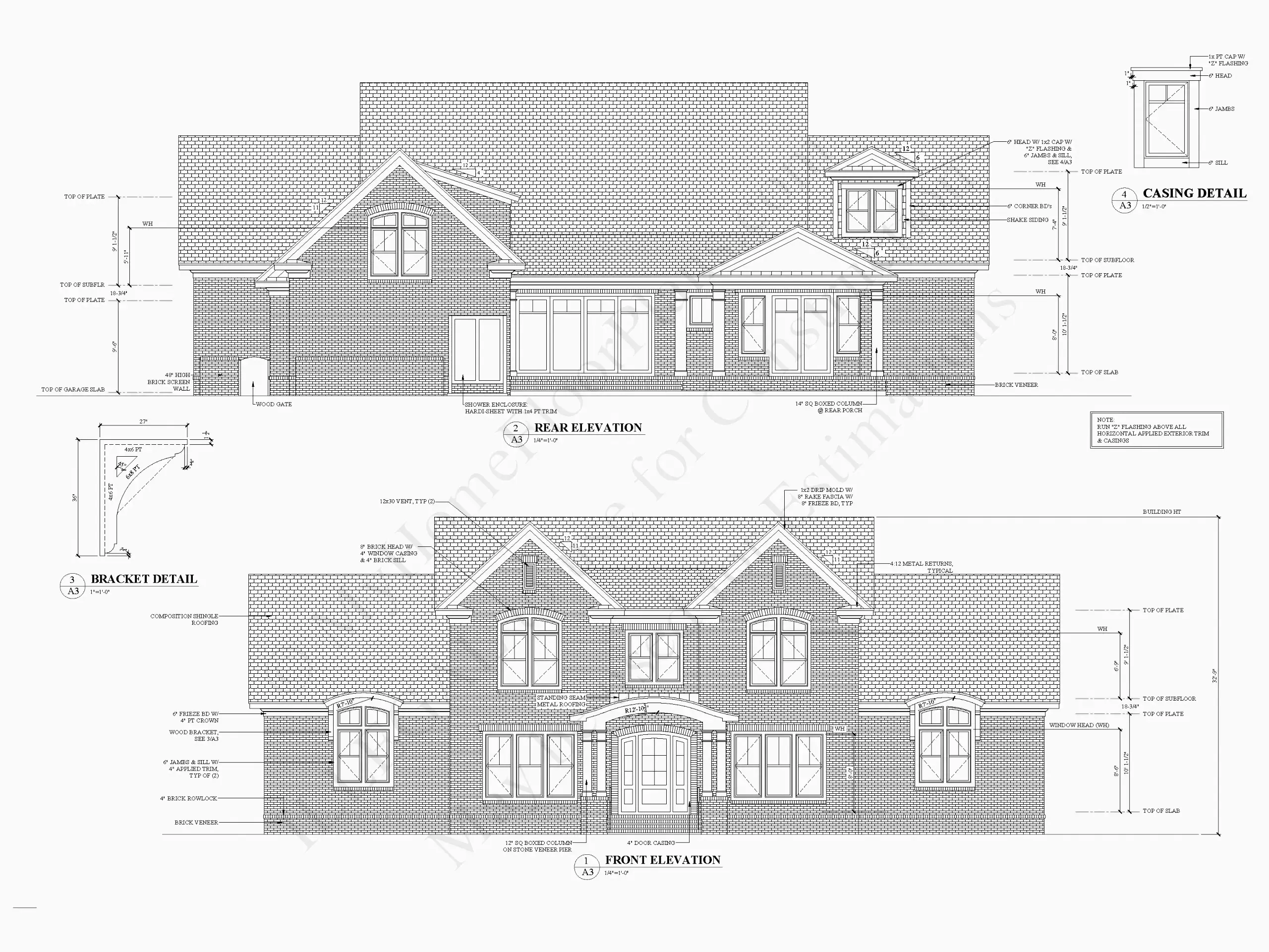 2-Story House Plan 4500 ft²: 4 Beds, Home Office, 4 Baths, Open Floor Plan, 3-Car Garage