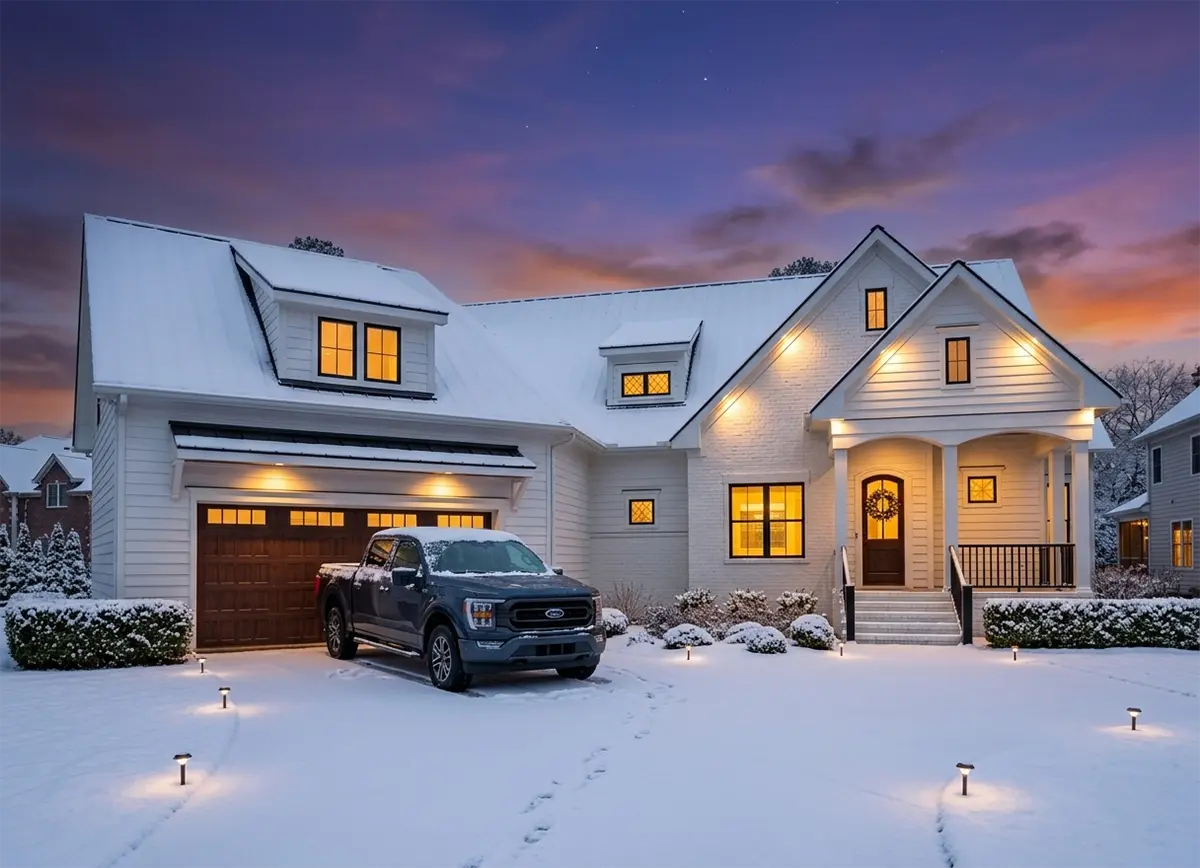 1.5-Story House Plan 2565 ft²: 2 Beds, 3 Baths, Open Floor Plan, 2-Car Garage
