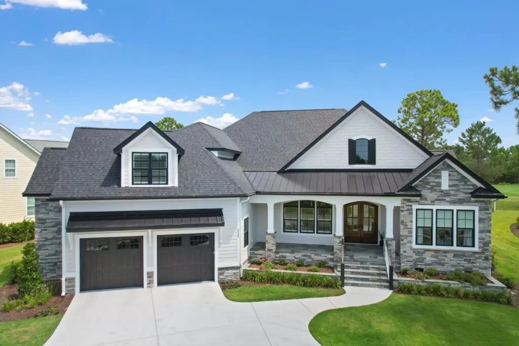 2-Story House Plan 3558 ft²: 4 Beds, Home Office, 6 Baths, Open Floor Plan, 2-Car Garage