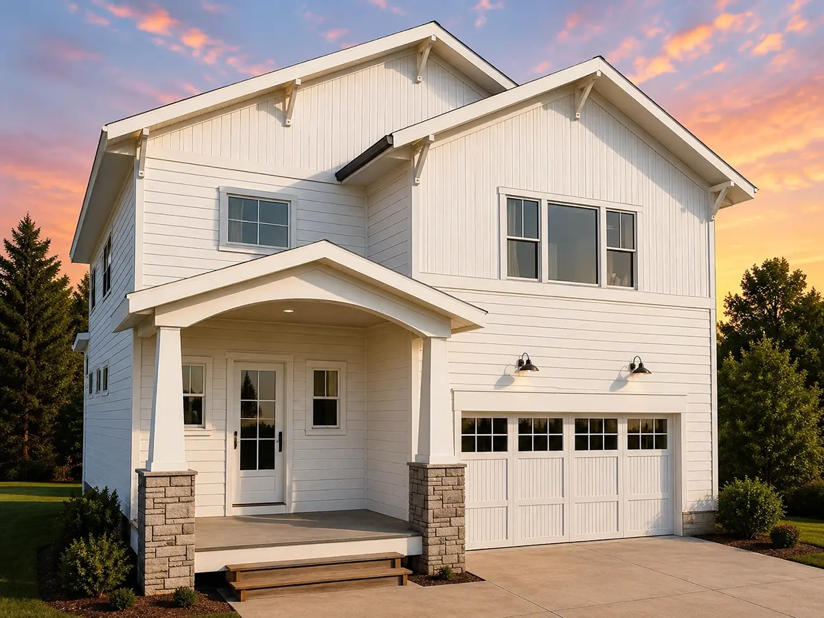 2-Story House Plan 2470 ft²: 3 Beds, 2.5 Baths, Open Floor Plan, 2-Car Garage