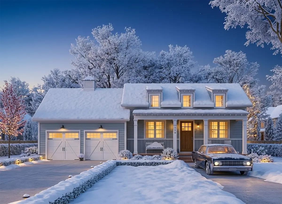 1-Story House Plan 1879 ft²: 3 Beds, 3 Baths, Open Floor Plan, 2-Car Garage