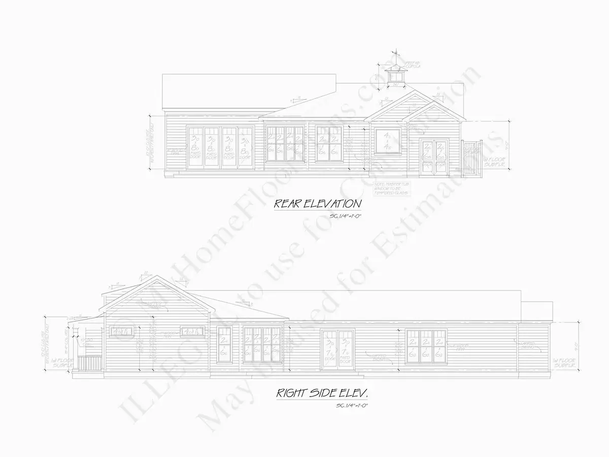 1-Story House Plan 1879 ft²: 3 Beds, 3 Baths, Open Floor Plan, 2-Car Garage